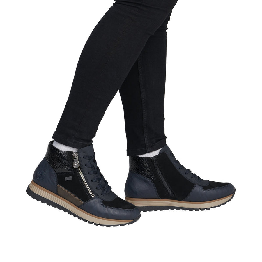 Rieker - Nancy - 49040-14 - Pazifik/Schwarz - Boots