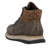 Rieker - 49040-24 - Braun/Havanna/Leo-Nuss  - Boots