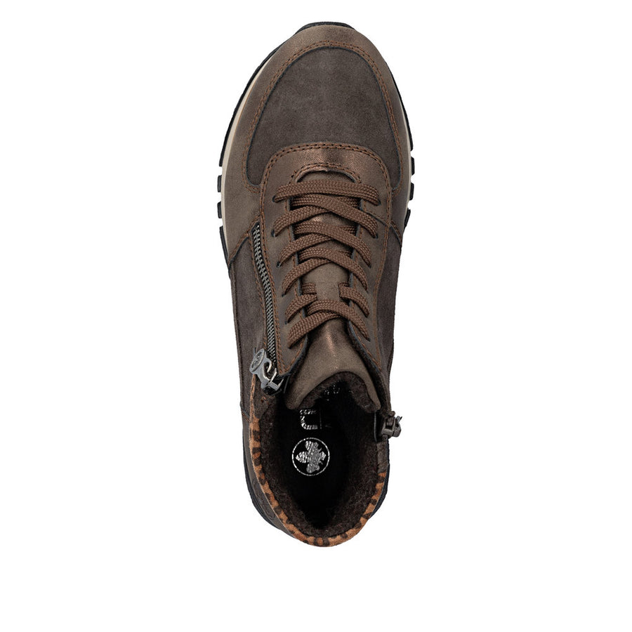Rieker - 49040-24 - Braun/Havanna/Leo-Nuss  - Boots
