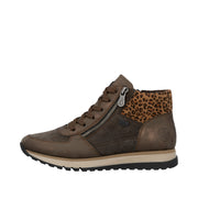 Rieker - 49040-24 - Braun/Havanna/Leo-Nuss  - Boots