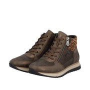 Rieker - 49040-24 - Braun/Havanna/Leo-Nuss  - Boots