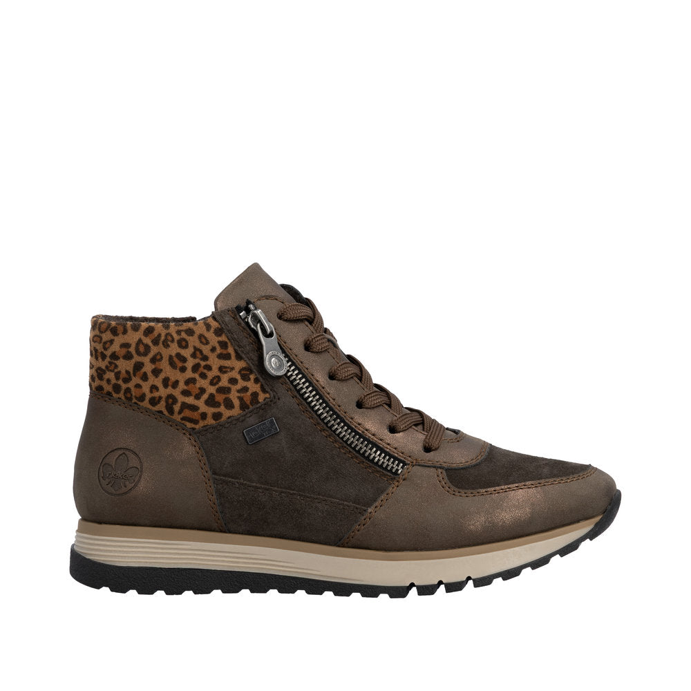 Rieker - 49040-24 - Braun/Havanna/Leo-Nuss  - Boots