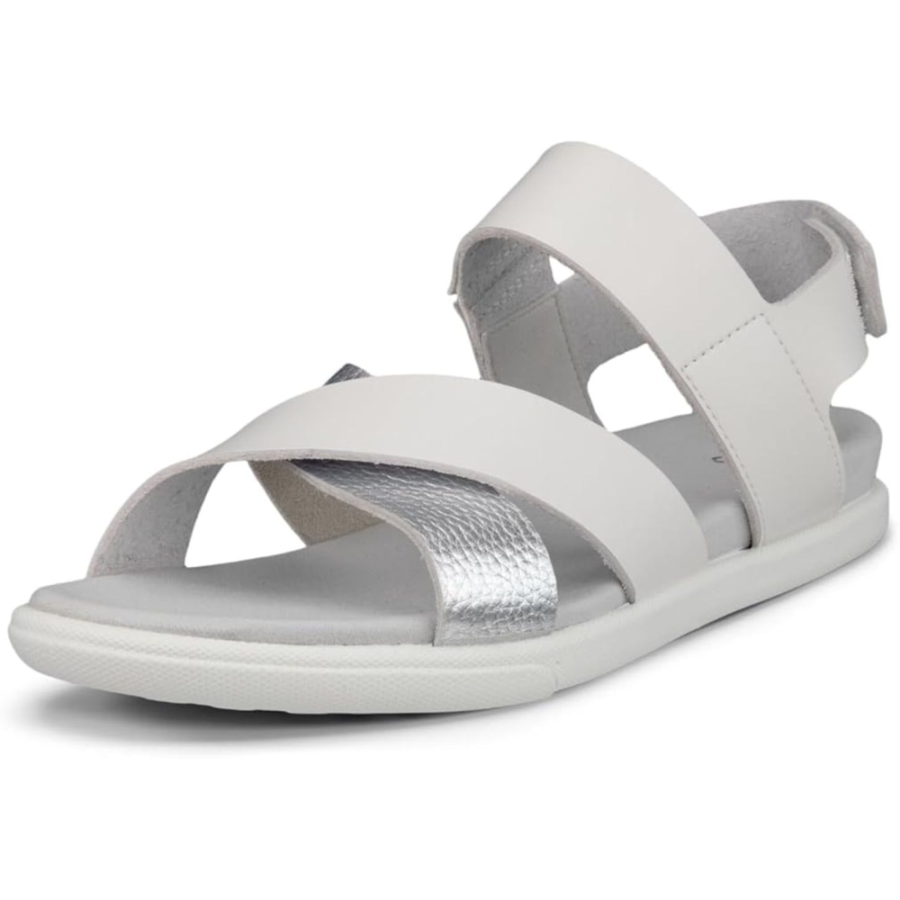 Ecco - Samara - White/Pure Silver - Sandals