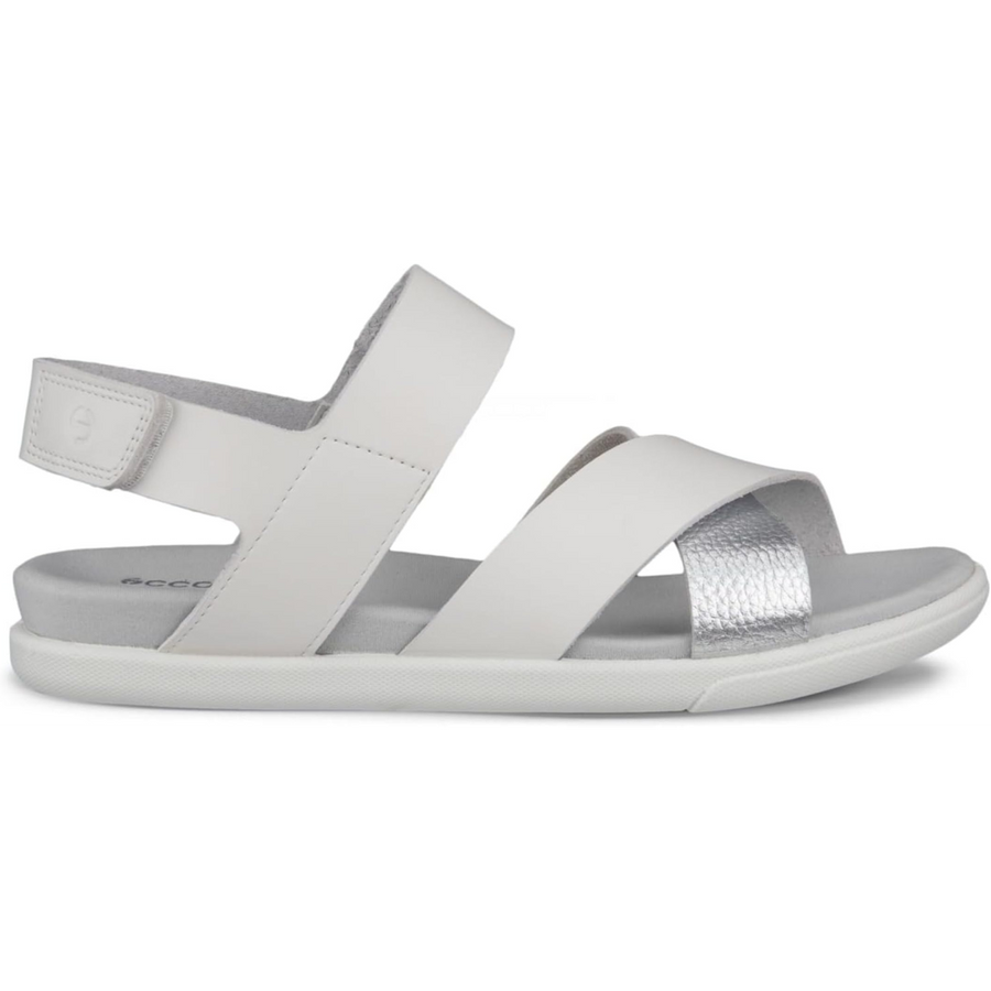 Ecco - Samara - White/Pure Silver - Sandals
