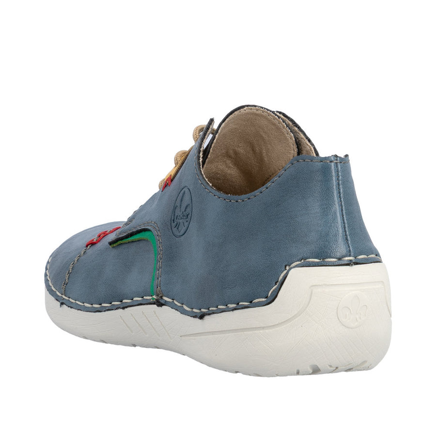 Rieker - 52528-14 - Royal/Smaragd/Senf - Shoes