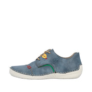 Rieker - 52528-14 - Royal/Smaragd/Senf - Shoes