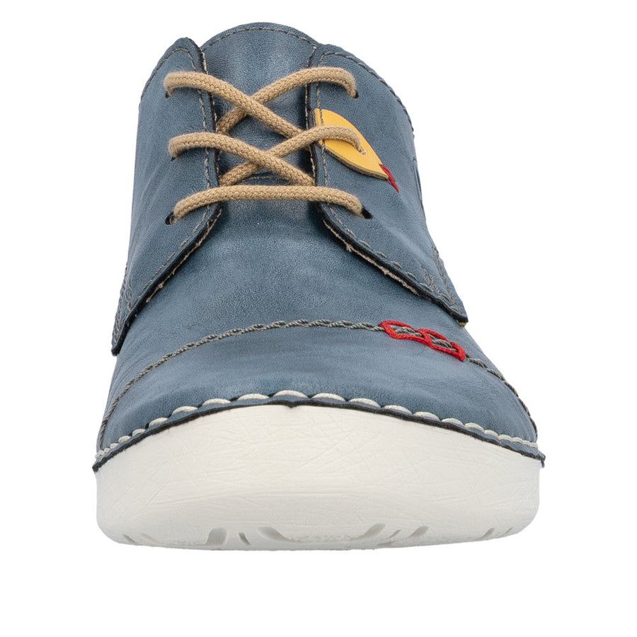 Rieker - 52528-14 - Royal/Smaragd/Senf - Shoes