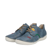 Rieker - 52528-14 - Royal/Smaragd/Senf - Shoes