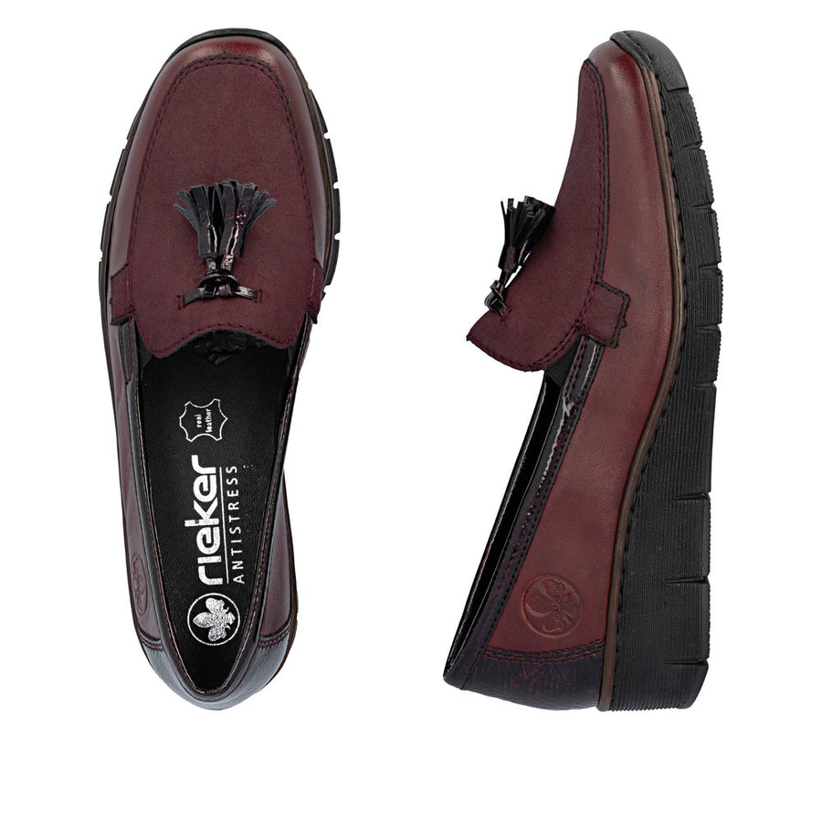 Rieker - Doris - 53771-35 - Weinrot/Beetroot - Shoes