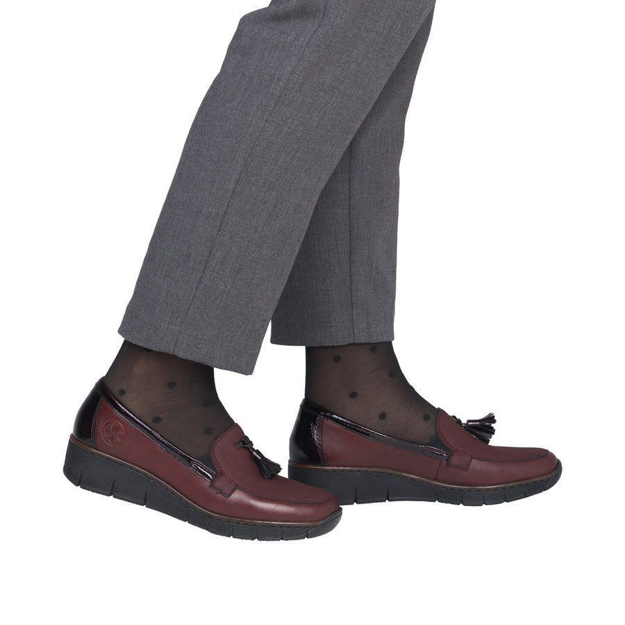 Rieker - Doris - 53771-35 - Weinrot/Beetroot - Shoes