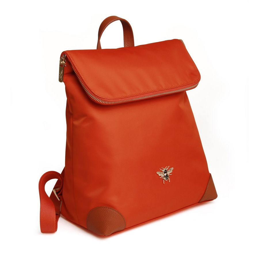 Alice Wheeler - Marlow Lightweight Backpack - Orange  - Bags