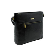Nova Leathers - Square Shoulder Bag - 6115 Black