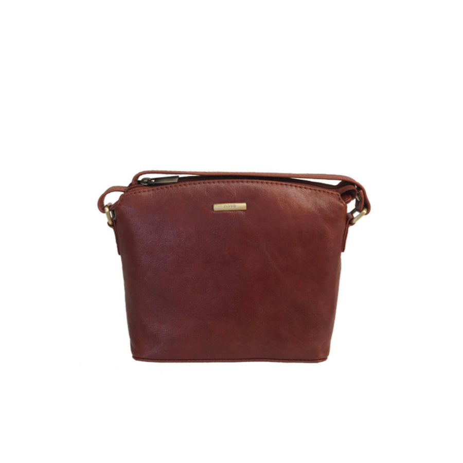 Nova Leathers - Small Dome Bag - 6133 Cognac