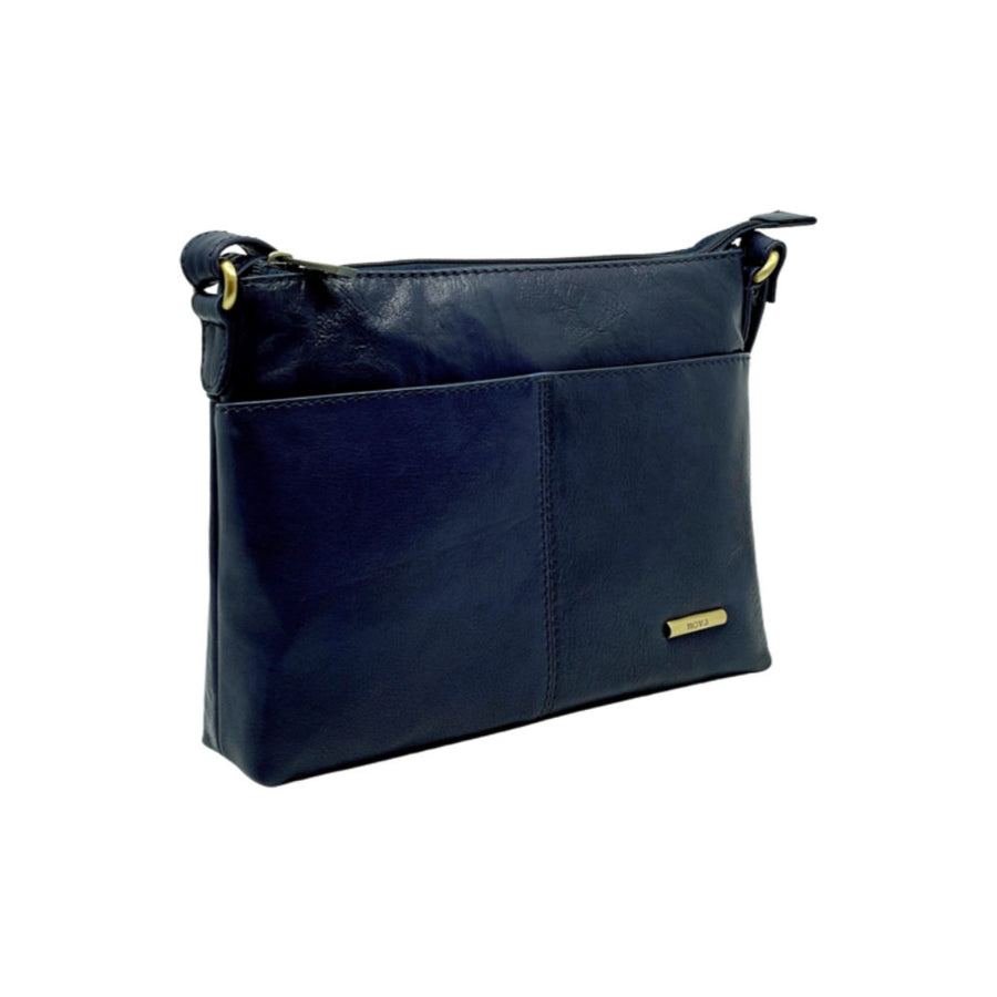 Nova Leathers - Small X-Body Bag - 6134 Navy