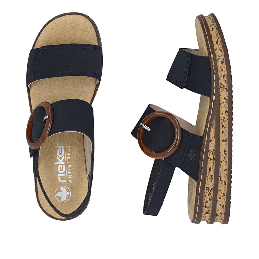 Rieker - 62950-14 - Namur/Pazifik - Sandals