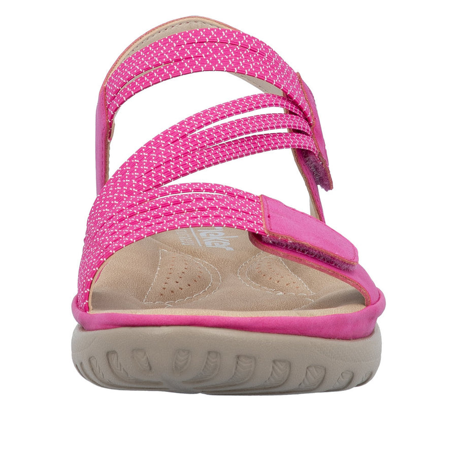 Rieker - 64870-31 - Magenta/Fuchsia-White - Sandals