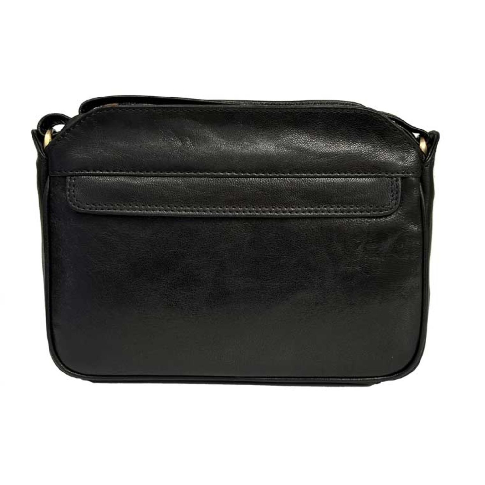 Nova Leathers - Medium 3 Zip Top - 6554 Black - Bags