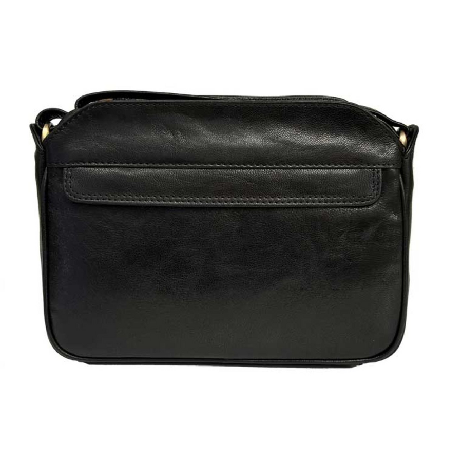 Nova Leathers - Medium 3 Zip Top - 6554 Black - Bags