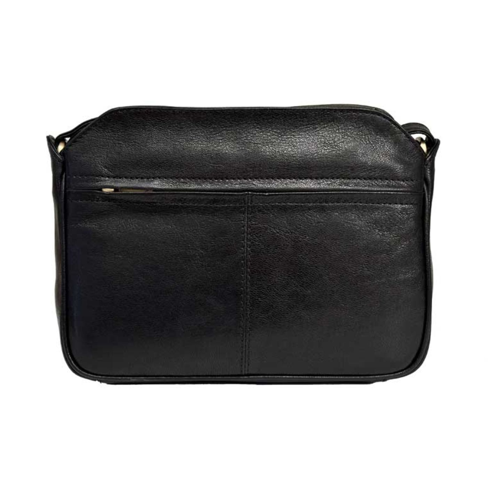 Nova Leathers - Medium 3 Zip Top - 6554 Black - Bags