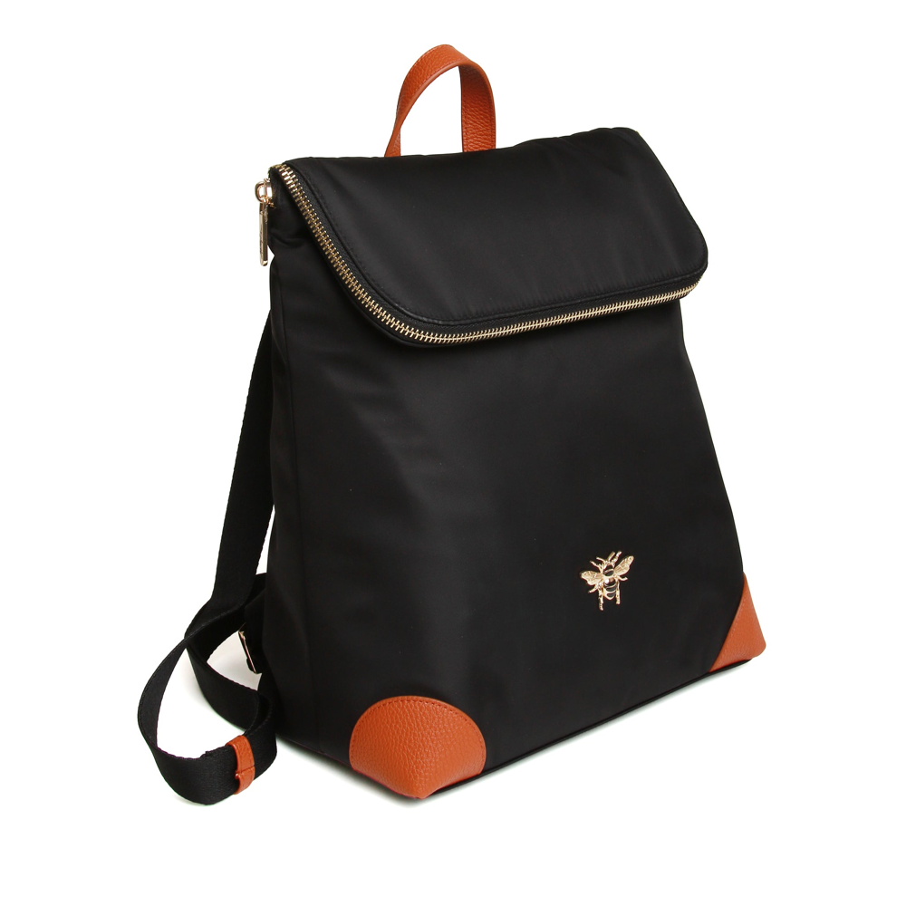 Alice Wheeler - Marlow Lightweight Backpack - Black  - Bags