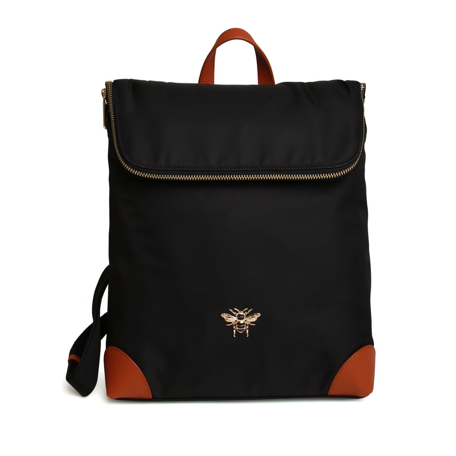 Alice Wheeler - Marlow Lightweight Backpack - Black  - Bags