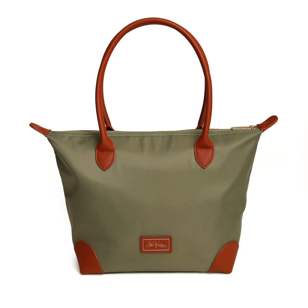 Alice Wheeler - Shoreditch Tote Bag - Sage  - Medium - Bags