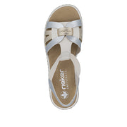 Rieker - 65918-91 - Porzellan/Lightgold/Silver - Sandals