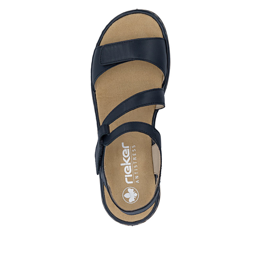 Rieker - 659C7-16 - Lugano/Pazifik - Sandals
