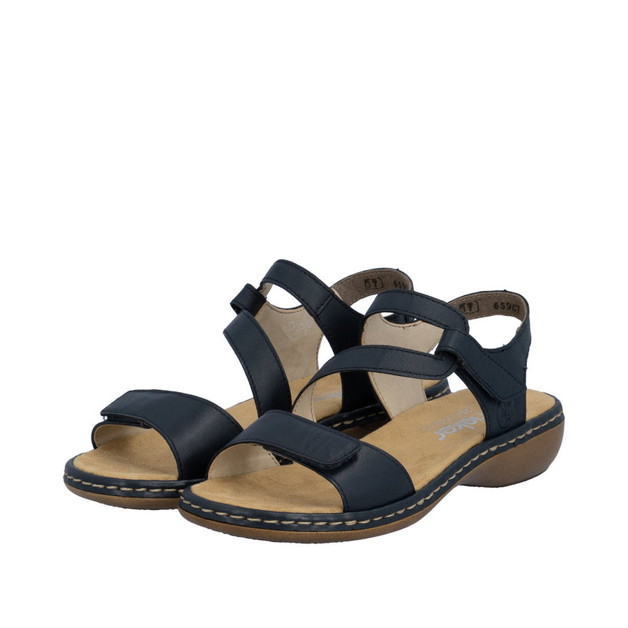 Rieker - 659C7-16 - Lugano/Pazifik - Sandals