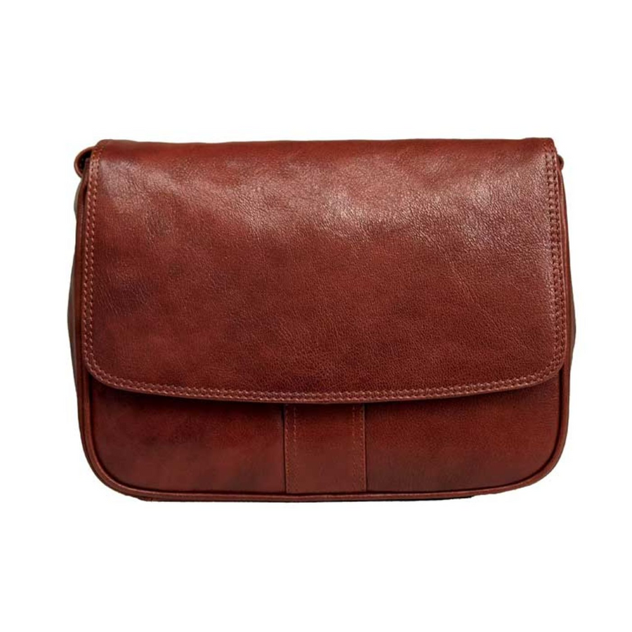 Nova Leathers - Large 2/3 Flap Organiser - 6720 Cognac - Bags