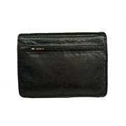 Nova Leathers - Medium 2/3 Flap Organiser - 6768 Black - Bags