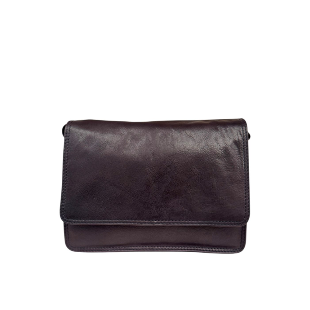 Nova Leathers - Medium 2/3 Flap Organiser - 6768 Navy - Bags