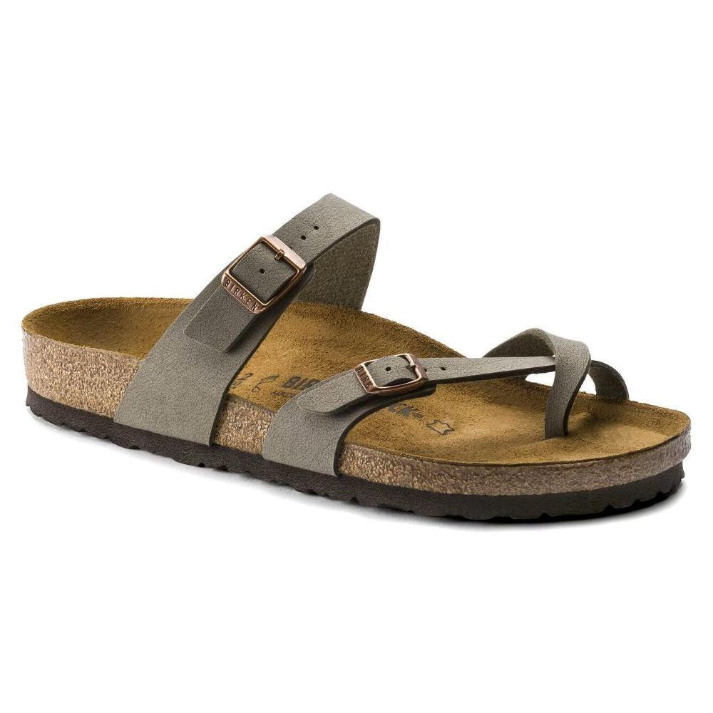Birkenstock - Mayari Birki Buck - Regular 71071 - Stone - Sandals