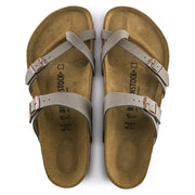 Birkenstock - Mayari Birki Buck - Regular 71071 - Stone - Sandals