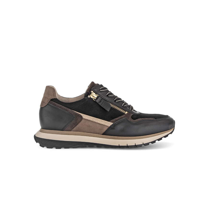 Gabor - 76.378.67 - Schw./Whisky(Gold) - Shoes