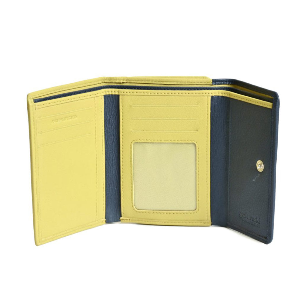 Golunski - 8-004 L.W.Purse -Lime/Navy