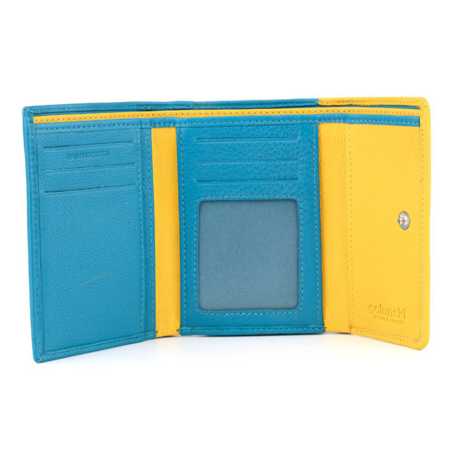 Golunski - 8-004 L.W.Purse-Turq/Yellow