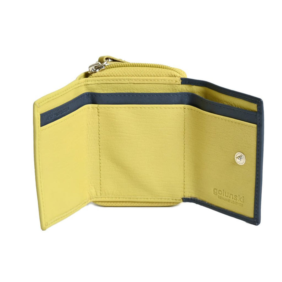 Golunski - 8-005 L.W.Purse -Lime/Navy