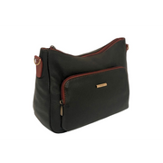 Nova Leathers - Short Shoulder - 8105 Black Tan - Bags