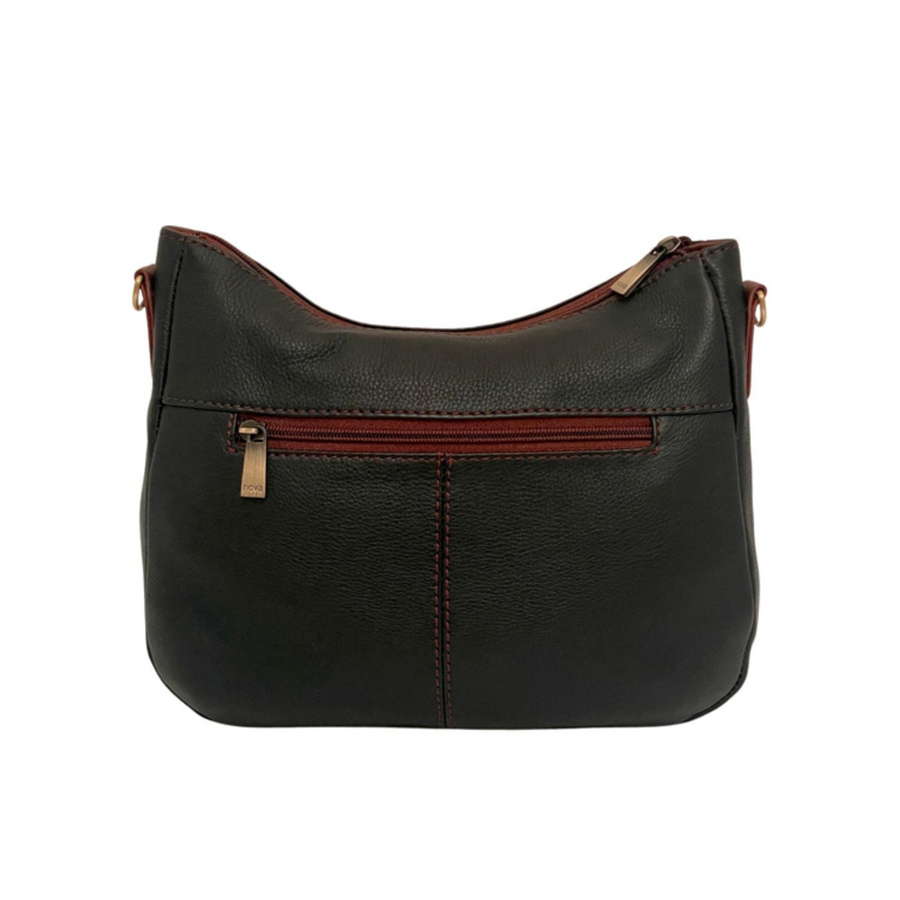 Nova Leathers - Short Shoulder - 8105 Black Tan - Bags