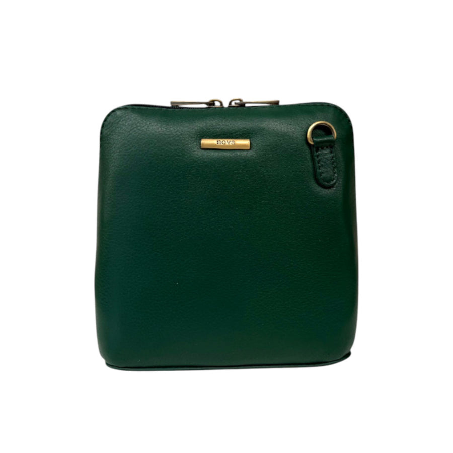 Nova Leathers - Small Dome Bag - 820 Bottle Green