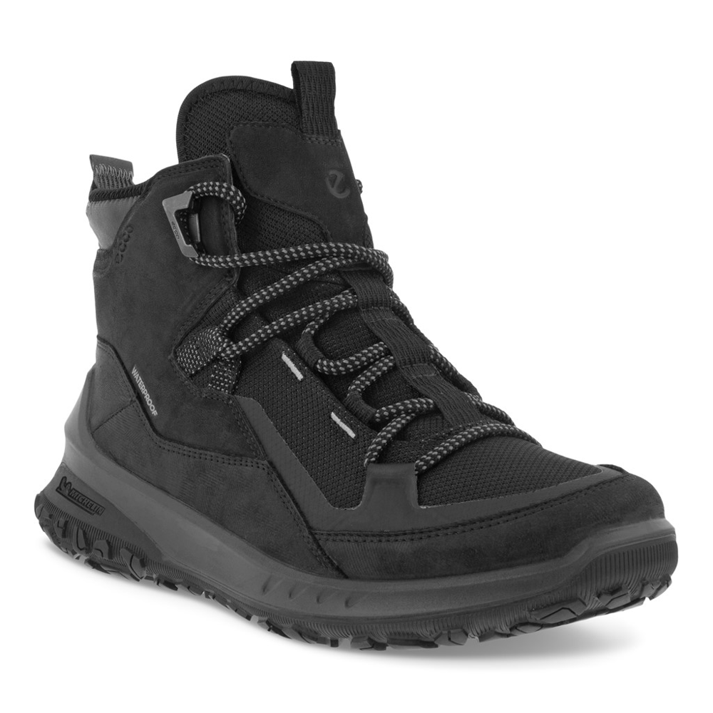 Ecco - Ult-Trn W Mid WP - Black/Black - Boots