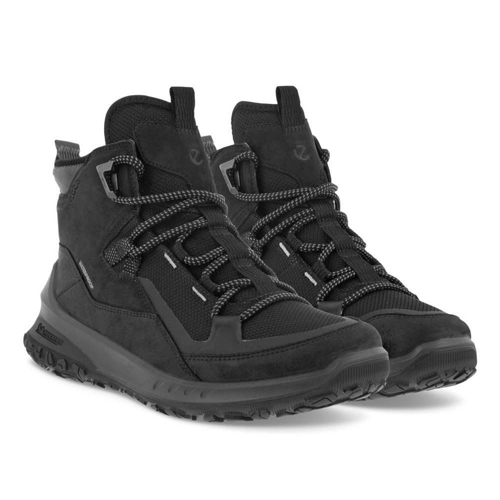 Ecco Ult Trn W Mid WP Black Black Boots