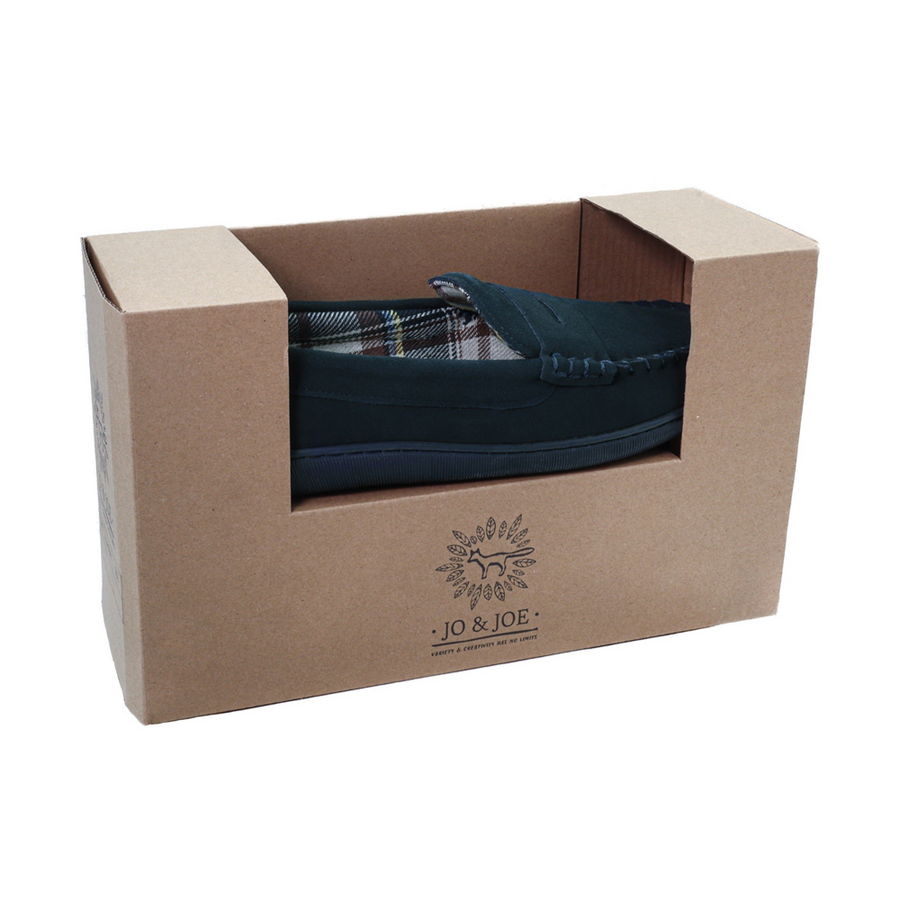 Jo & Joe - Beamsley - Navy - Slippers