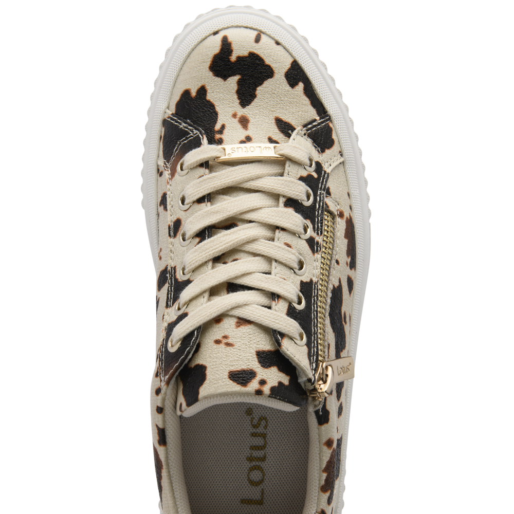 Lotus - Alexa - Cow Print - Shoes