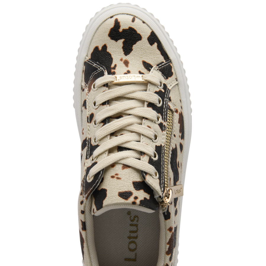 Lotus - Alexa - Cow Print - Shoes