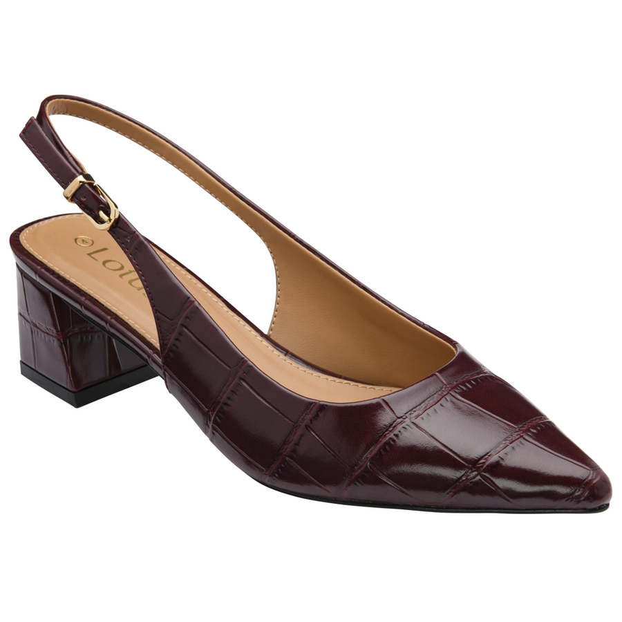 Lotus - Arwen - ULS676DR - Bordo Croc - Shoes