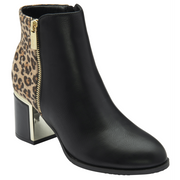 Lotus - Athens  - ULB456BX - Black/Leopard - Boots