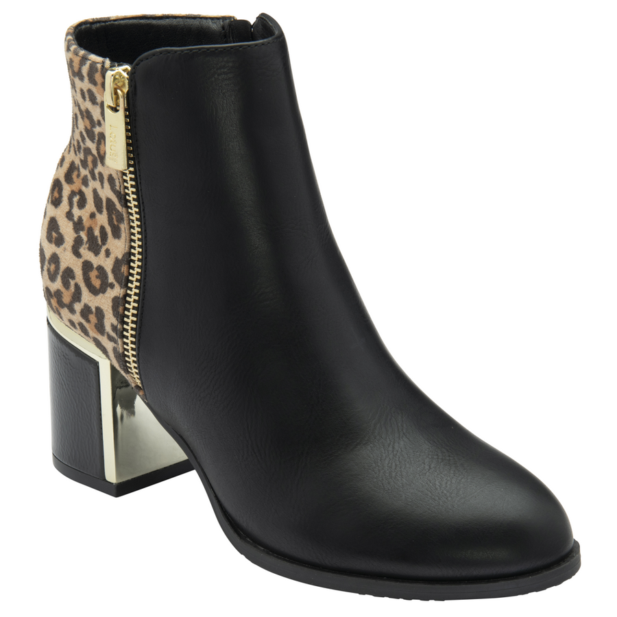 Lotus - Athens  - ULB456BX - Black/Leopard - Boots