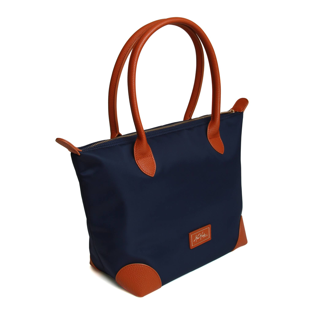 Alice Wheeler - Shoreditch Tote Bag - Navy - Medium - Bags